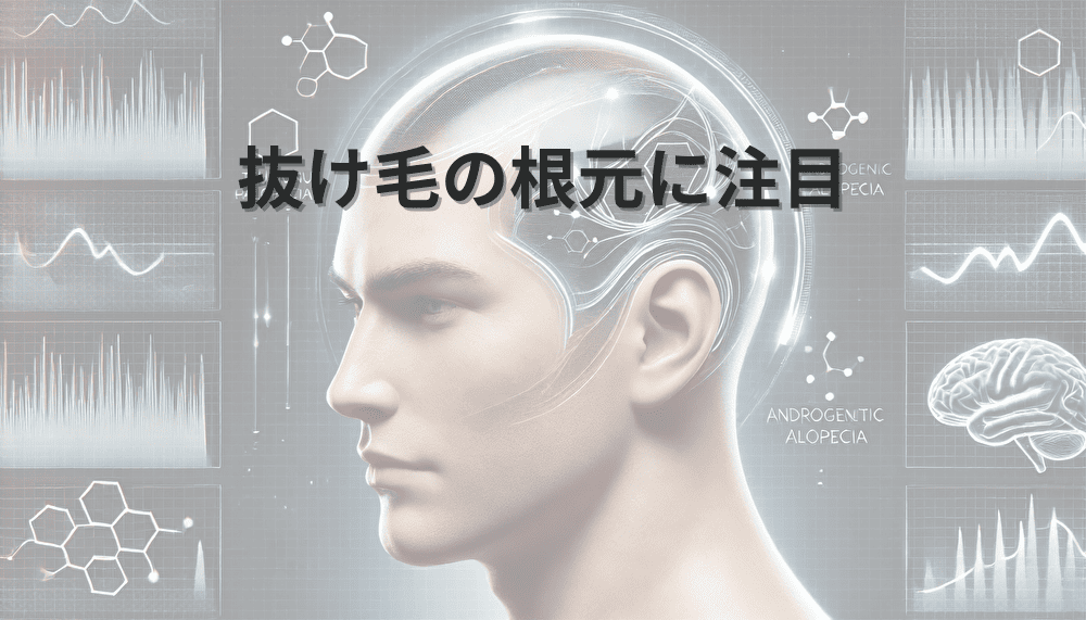抜け毛の根元に注目