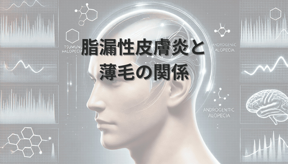 脂漏性皮膚炎　薄毛