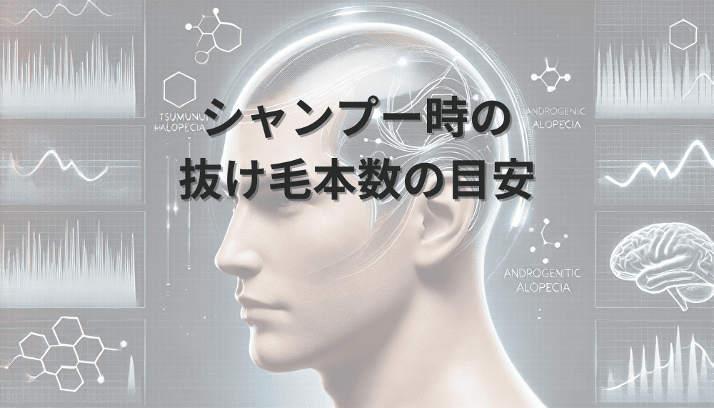 シャンプー時の抜け毛本数